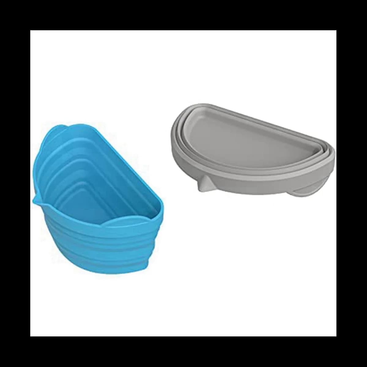 Slow Cooker Divider Liner Fit 6 QT Crock Pots, Reusable & Leakproof Silicone Divider Insert, Dishwasher Safe 2 Pack