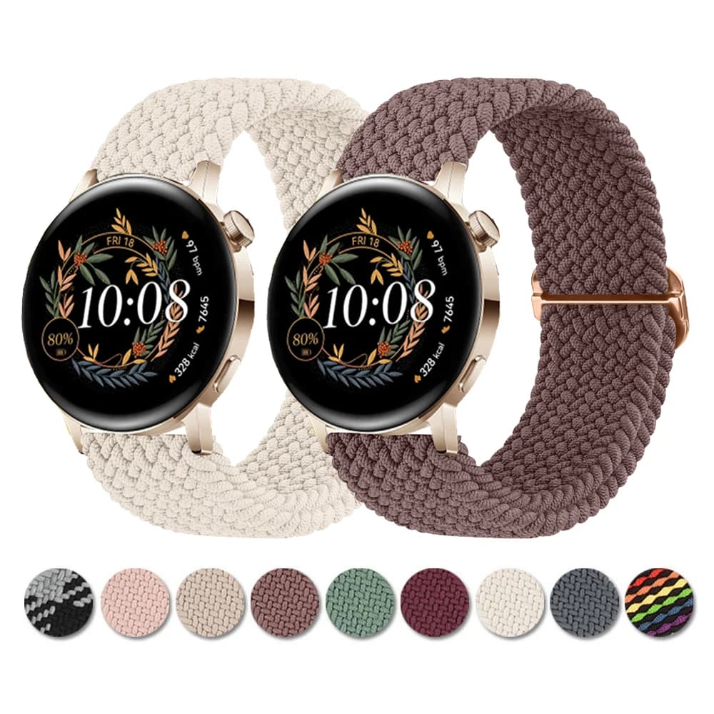 Elastic Weave Strap For Huawei Watch GT2 GT3 42mm 46mm Band For Huawei Watch GT2 Pro/GT 46mm 42mm/ Watch 3 Pro/GT 2e Bracelet