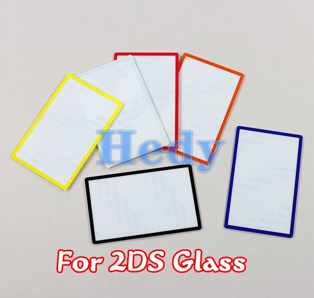 50PCS For 2DS Top Surface Mirror Lens Cover Upper LCD Screen Front Plastic Glass For Nintendo 2DS
