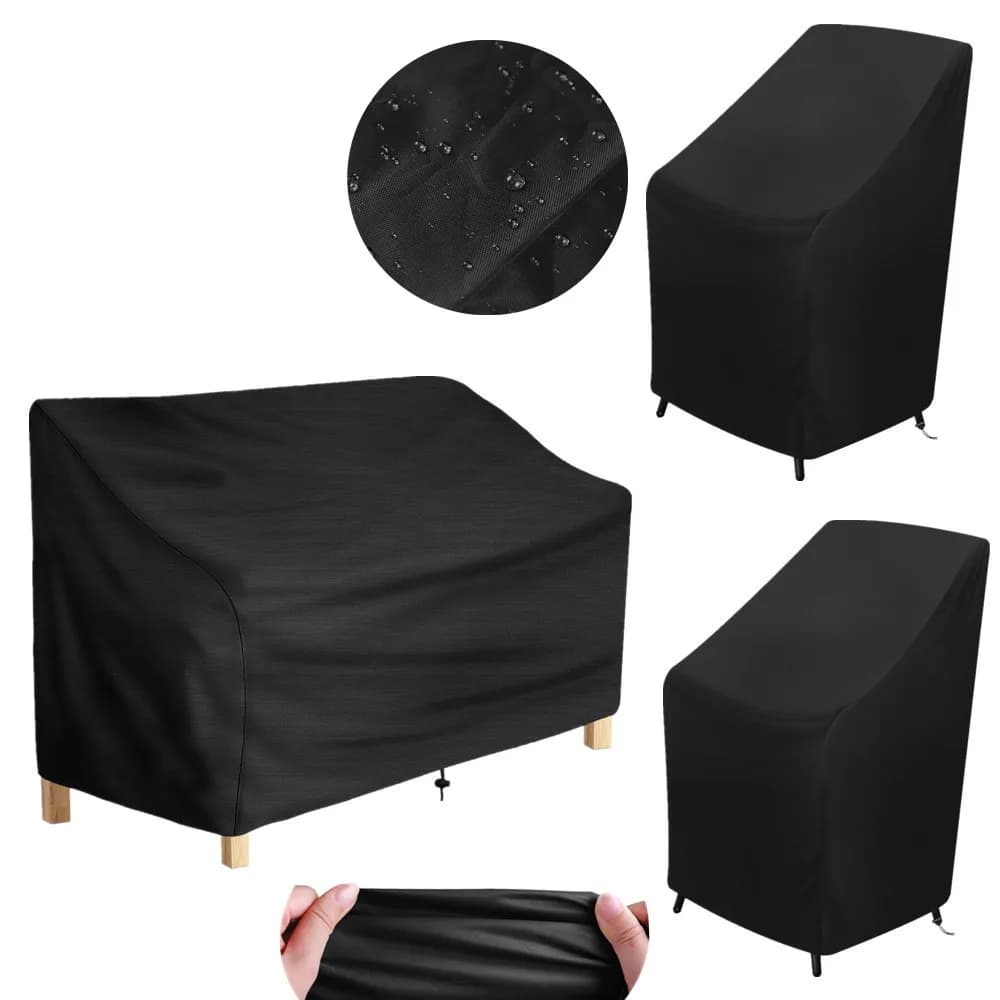 1pc Patio Chair Cover Waterproof Outdoor Garden Furniture Protect Universal Lounge Deep Seat Cover Easy-Fitting UV Resistant