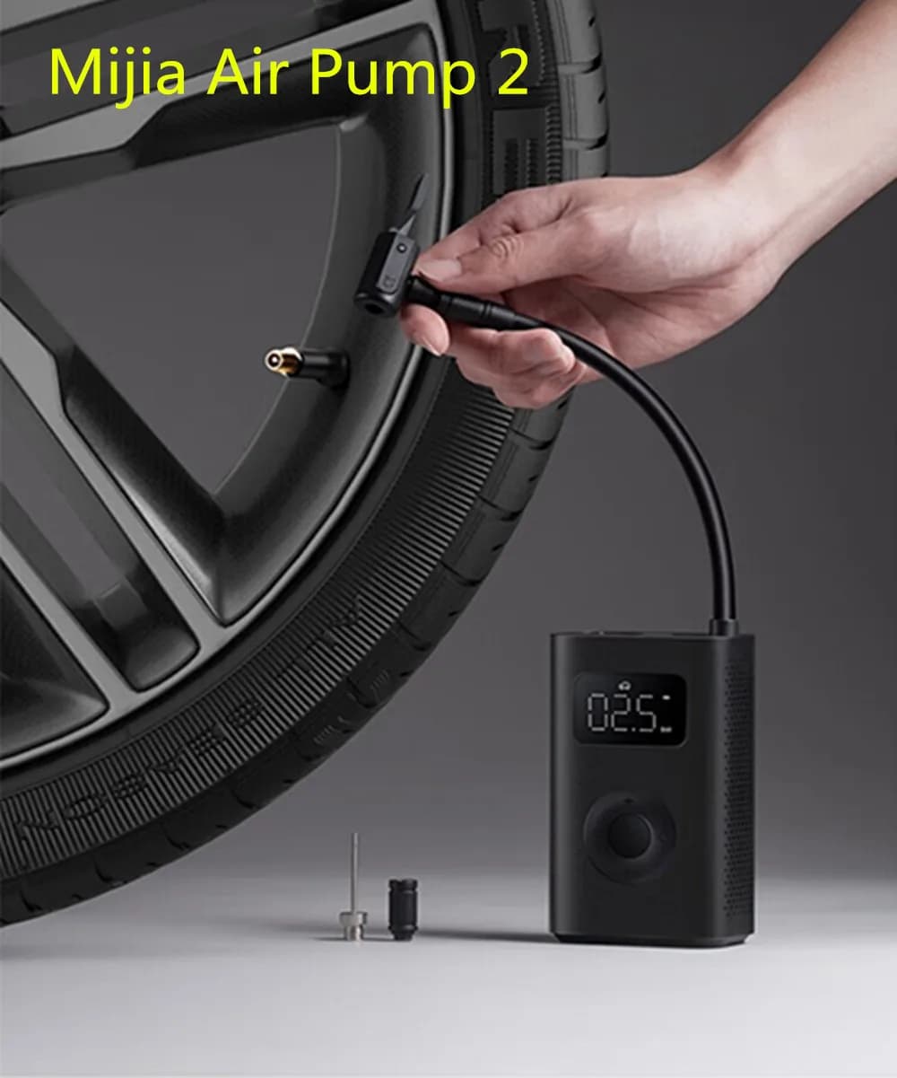 Xiaomi Mijia Air Pump 2 /2D Portable Electric Air Compressor 2 /2D Tire Sensor Mi Inflatable Treasure 2 for Car Bike Ball