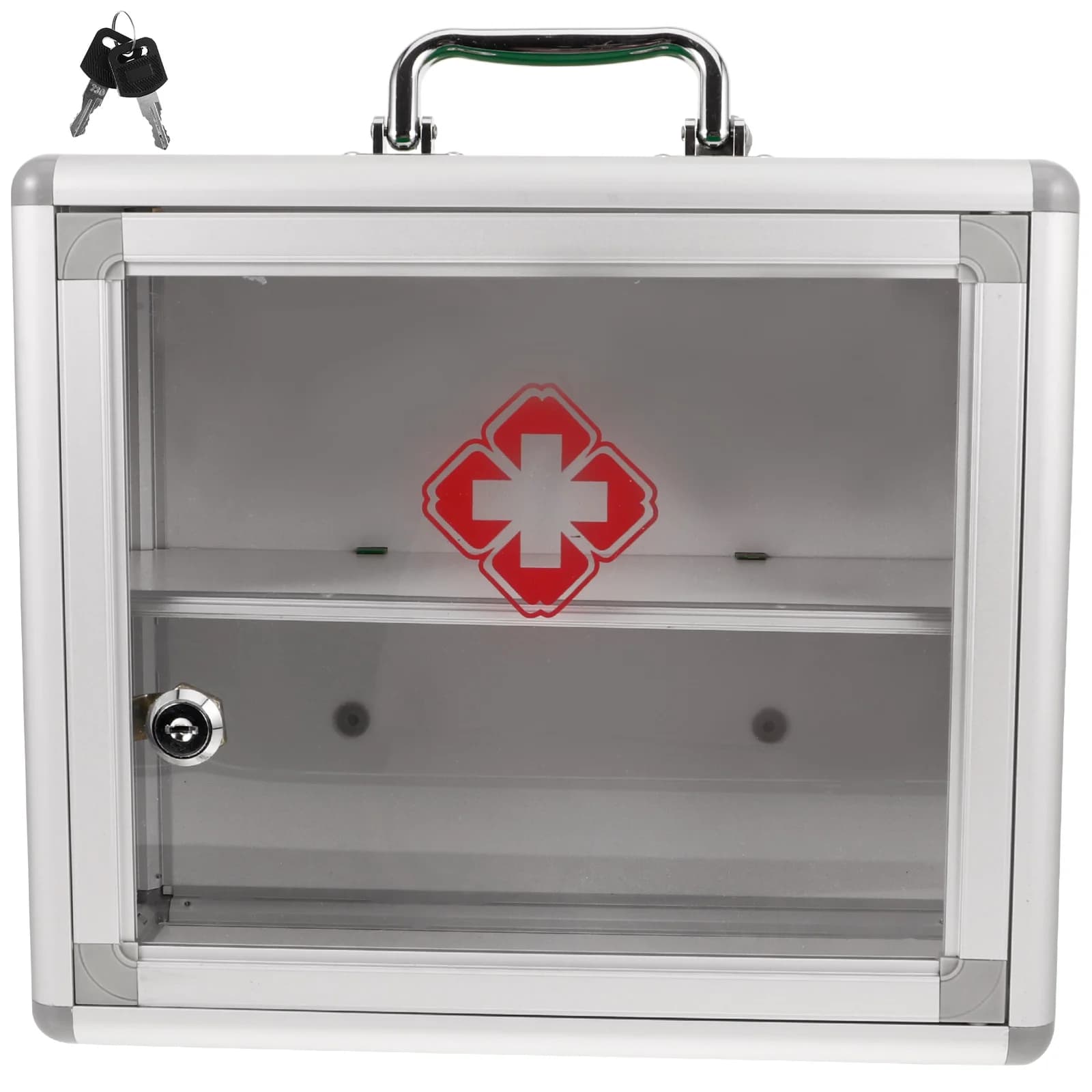 Wall Mounted First Aid Kit Medicine Case Storage Containers Home Furniture Visible Medicine Box Public First Aid Box Multi
