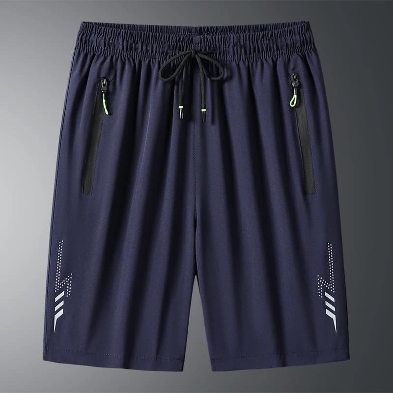 【 M-8XL 】 Summer plus men's quick drying sports shorts, outdoor cool, breathable, loose, running, hiking, mid length pants