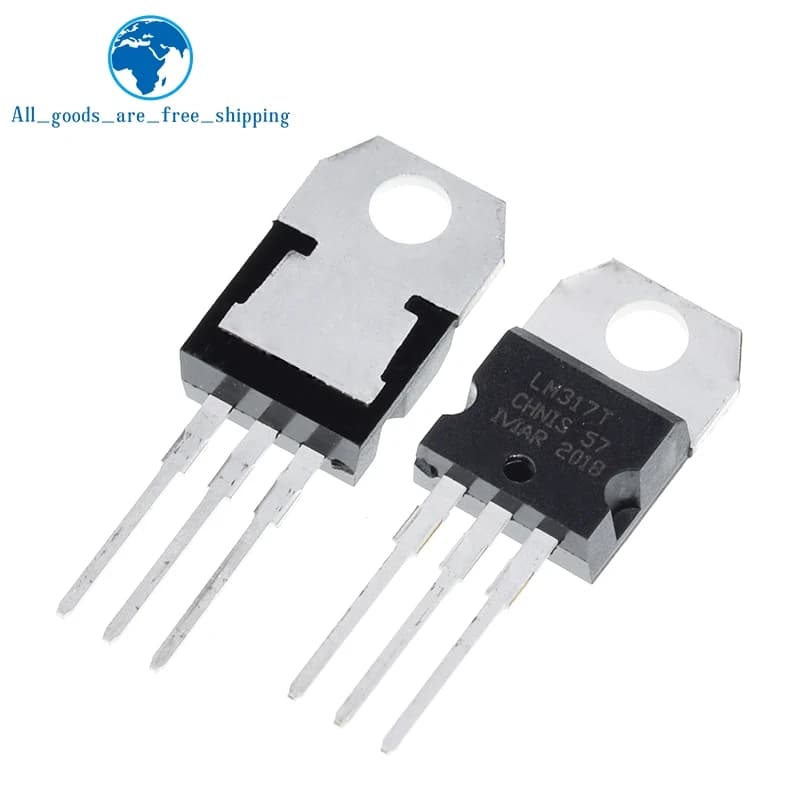 TZT 10PCS LM317 LM317T Voltage Regulation Module 1.2V to 37V 1.5A
