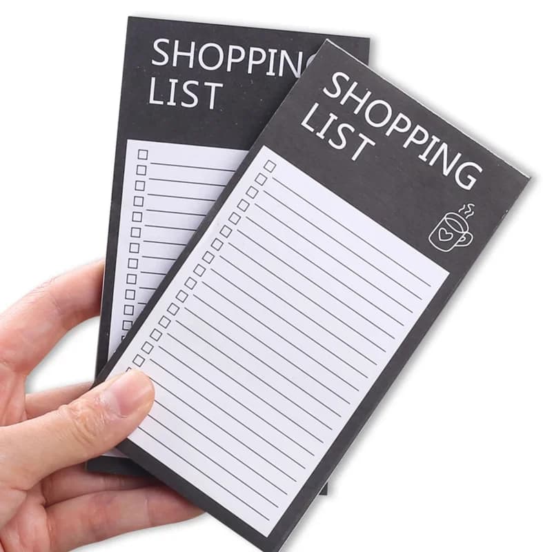 Magnetic Fridge Message Board,Portable Tearable Magnet Memo Board Sticky Notes,Home Kitchen Shopping List Office Memo Planner