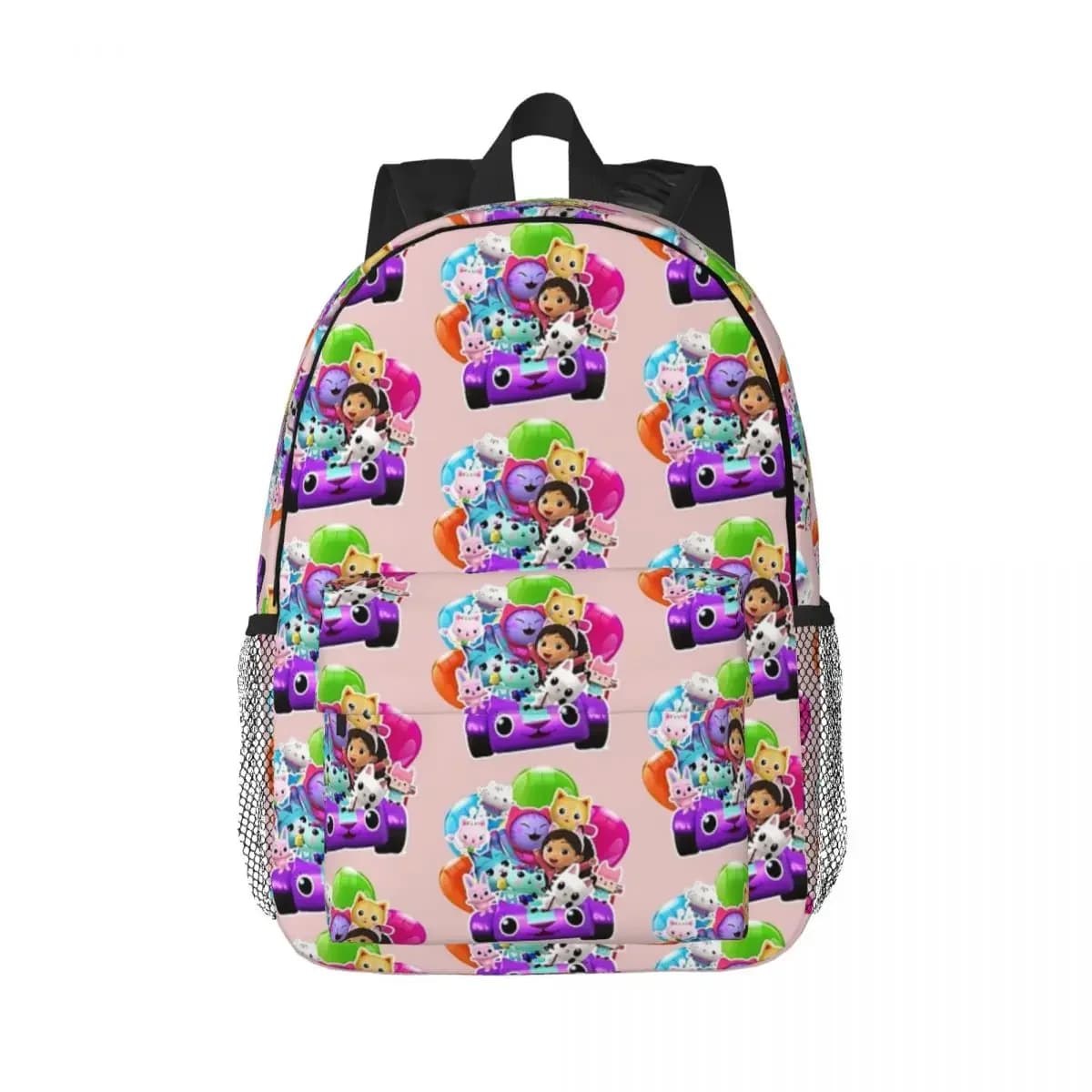 Gabby DollHouse Backpacks Boys Girls Bookbag Casual Children School Bags Travel Rucksack Shoulder Bag Large Capacity