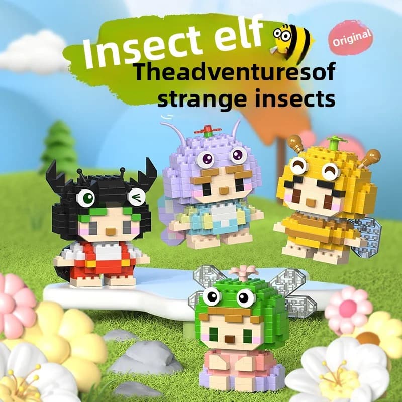 Cat Micro Diamond Small Particles Assembled Building Blocks Animals Mini Brock Building Construction Toys for Kids Boys 9 to 12