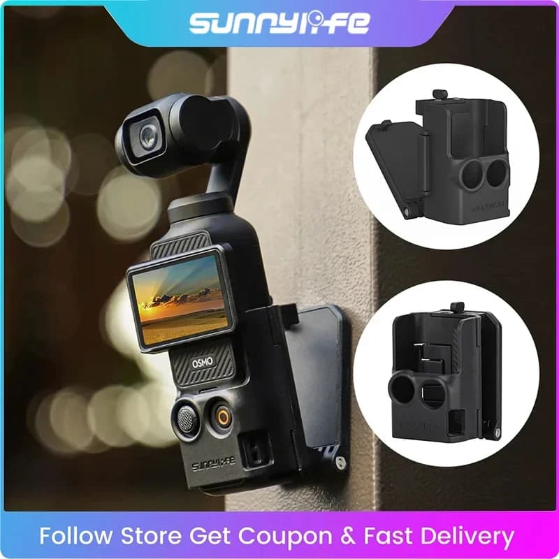 Sunnylife For DJI Osmo Pocket 3 Multifunctional Magnetic Mount Adjustable Bracket Base For Pocket 3 Camera Accessories
