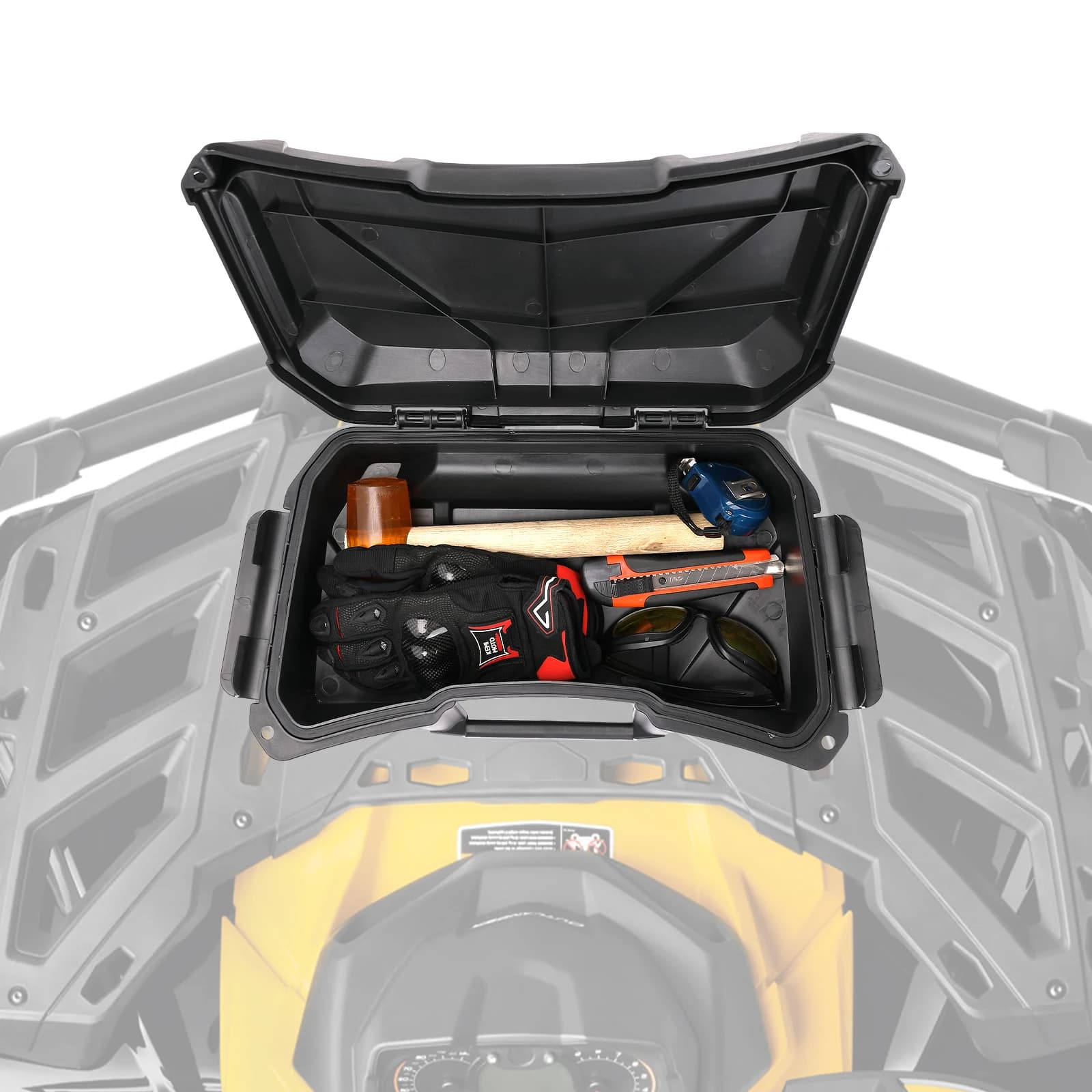 #708200408 ATV 2 GAL Storage Box Compatible with Can Am Outlander L 450 570 650 800 1000 Max G2 G2L Maverick 1000R X3