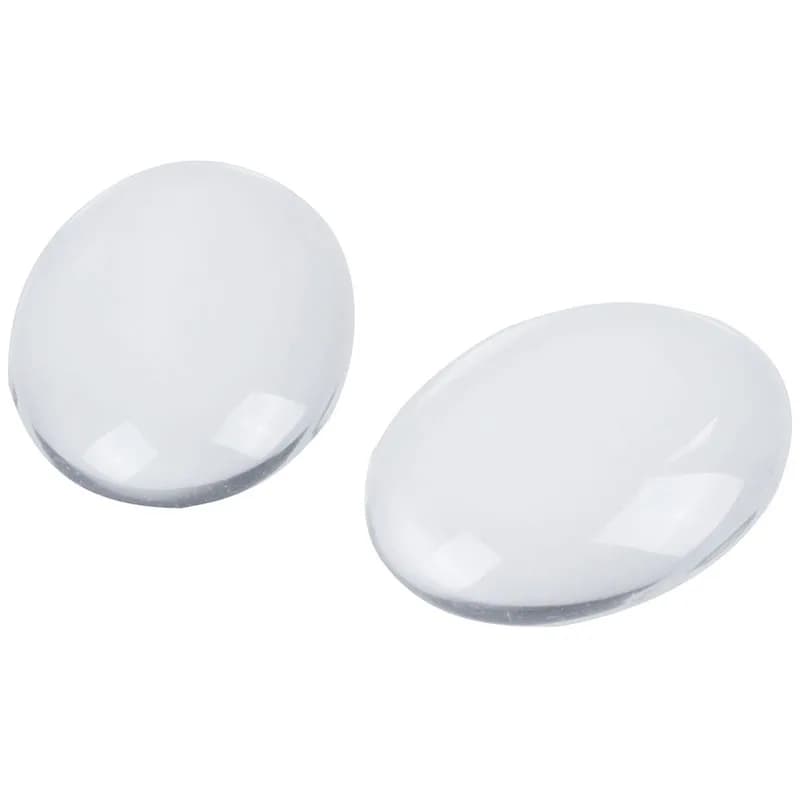 10PCS Oval Crystal Transparent Clear Glass Cabochon Dome Decor 30X40mm Promotion