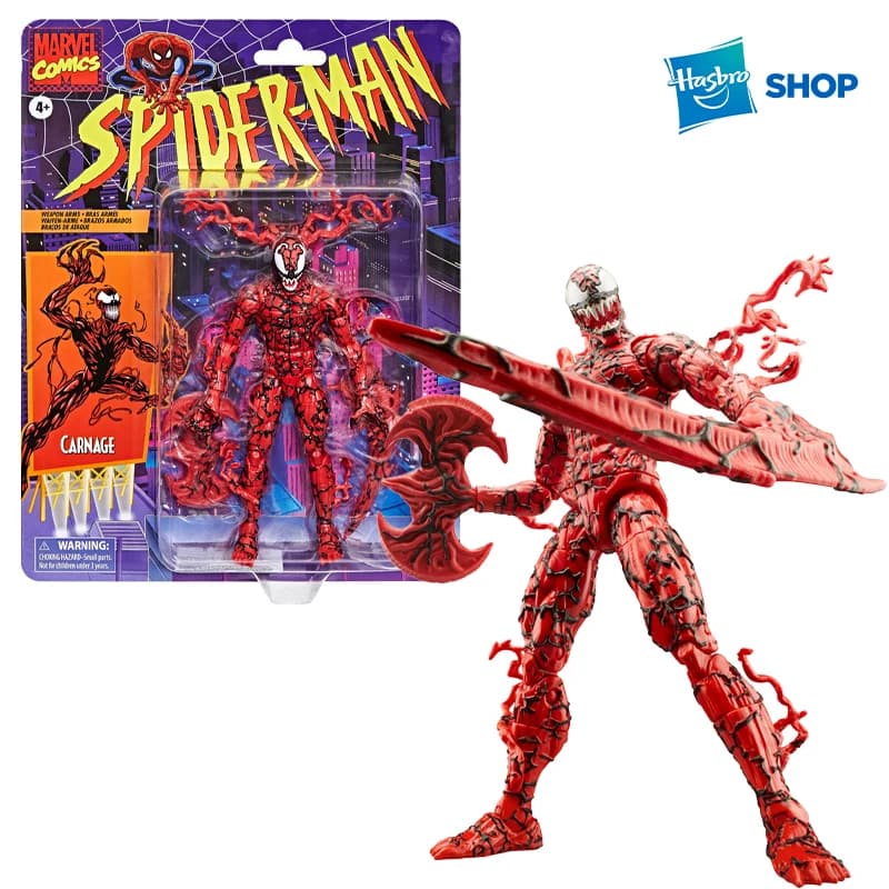 Spot Goods Hasbro Marvel Legends Series Carnage Action Figure Collectible Model
