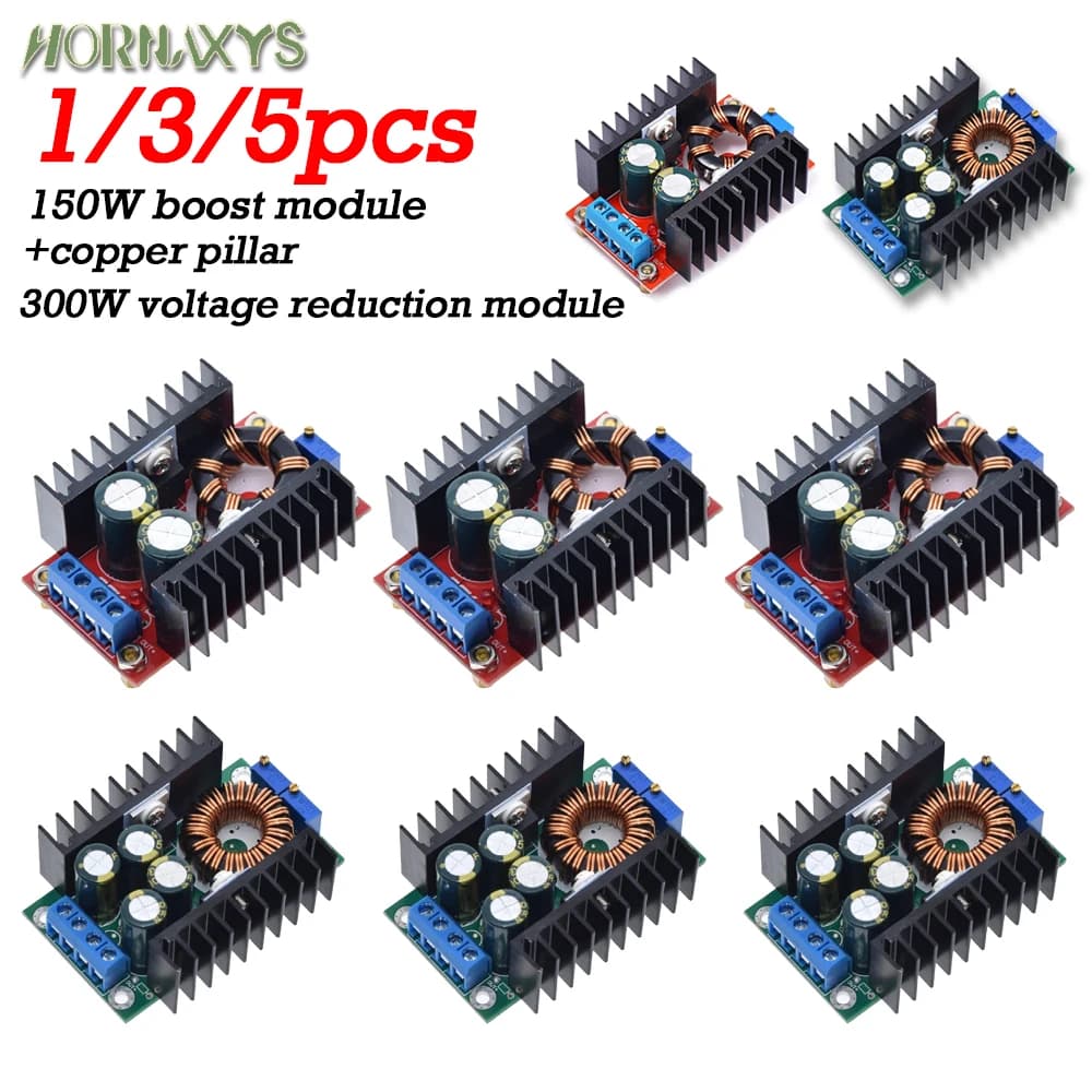 5/1PCS DC DC 9A 300W 150W Boost Converter Step Down Buck Converter 5-40V To 1.2-35V Power Module LED Driver XL4016