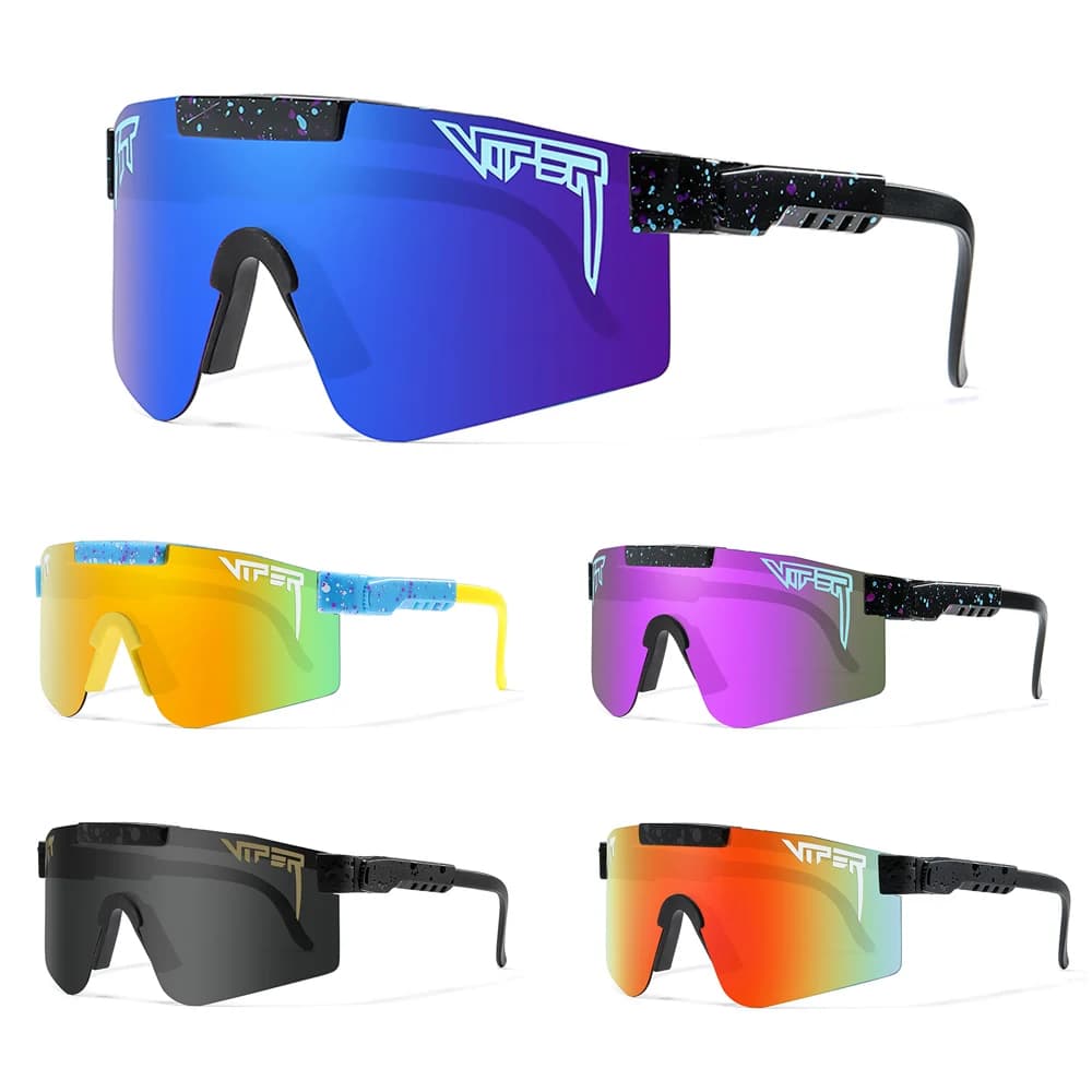 Pit Viper Cycling Glasses Outdoor Sunglasses MTB Men Women Sport Goggles UV400 Bike Bicycle Eyewear Without Box