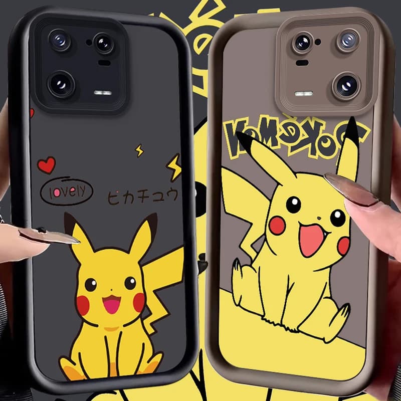 Pokemon Pikachu Soft Case for Xiaomi Redmi Note 13 5G 12 Turbo 12C 11 11S 10 Pro Max 10S 4G 10A 10C 9 9A 9C 9T A2 A1 Cover Funda