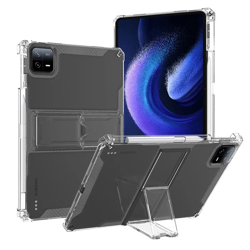 Stand Case for Xiaomi 5 6 5Pro 6Pro 11" 5Pro 12.4" 6Max 14" Redmi Pad 10.6 SE 11 Cover Pen Soft Air-cushion Tablet Holder Shell