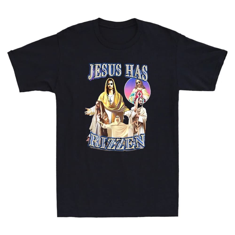 Jesus Has Funny Jesus Design Humor Christian Gift Vintage Men's 100% CottonT-Shirt Tops