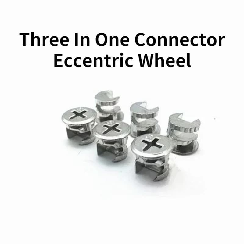 20pcs Thickening Three In One Connector Eccentric Wheel / Hardware / Connector / Furniture Hardware Diameter 15mm/12mm/10mm