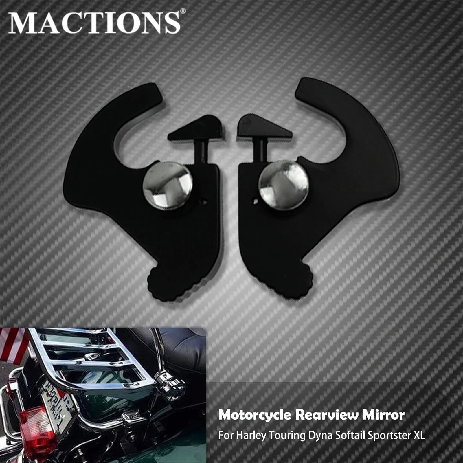 Motorcycle Backrest Detachable Rotary Sissy Bar Luggage Racks Latch Latches Clips For Harley Touring Sportster XL883 Softail