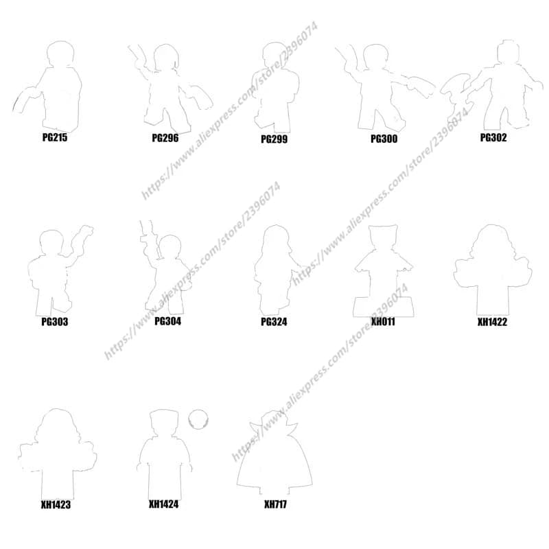 Single Action Figures Building Blocks toys Series-022