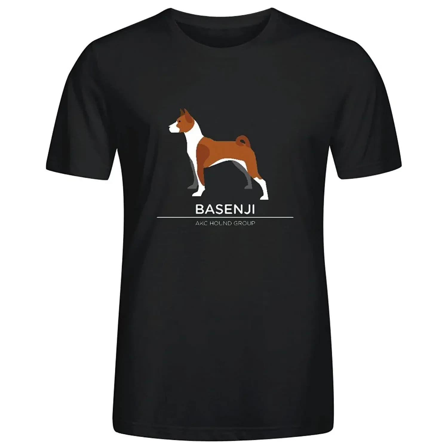 Funny Basenji T-Shirt 100% Cotton O-Neck Summer Short Sleeve Casual Mens T-shirt Size S-3XL