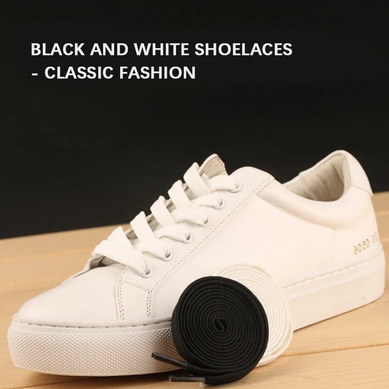 1 Pairs Double Layer Hollow Shoestrings Thick Flat Shoelaces for Unisex- Premium Sneaker Shoelaces-Polyester Flat Shoelaces