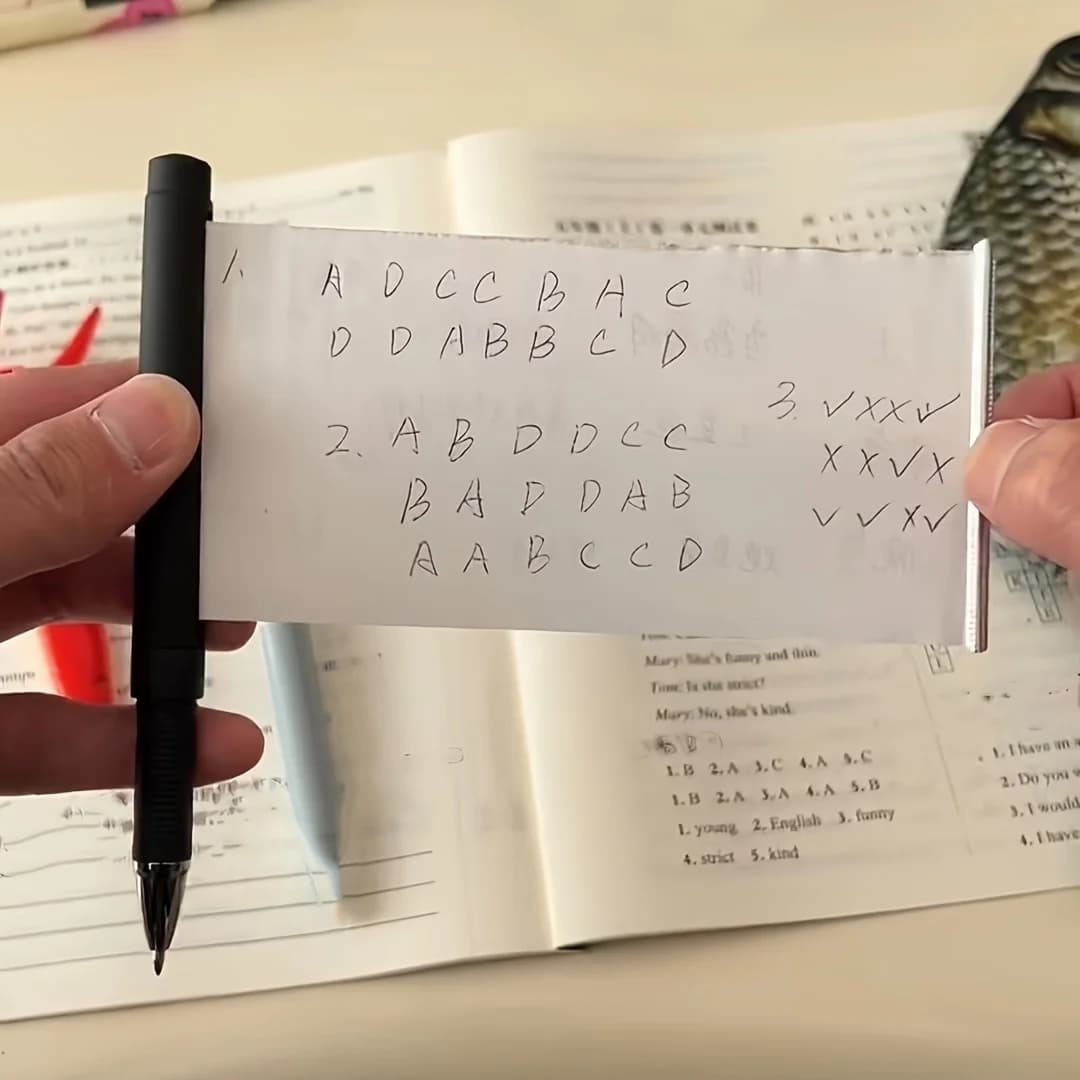 1pc retractable invisible pen, easy to use, a secret information writing tool with exams and notes