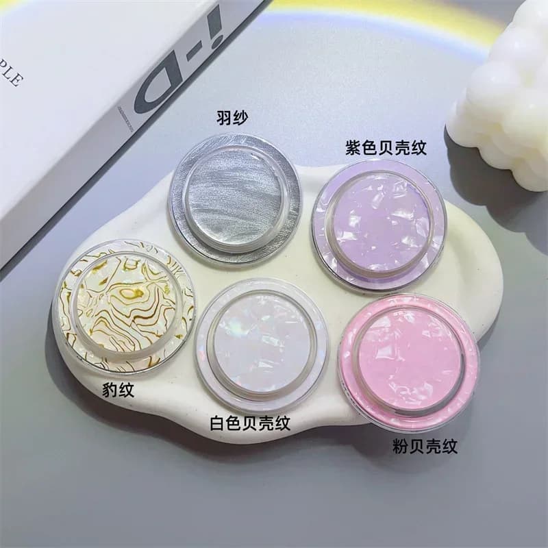 Luxury Glitter Coloful Round Magnetic Holder Grip Tok Griptok Phone Stand Holder Support For iPhone 15 For Pad Magsafe Smart Tok