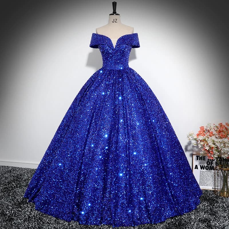 Sonhar Vestidos Shinny Sequin 15 Quinceanera Dresses Ball Gown Luxury Party Dresses Customized 15 Year Old Dress