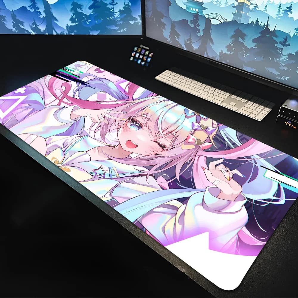 1PC Holive Girl Watson Amelia Mousepad Mouse Mat Desk Mat With Pad Gaming Accessories Prime Gaming XXL Keyboard Pad Padding Mat