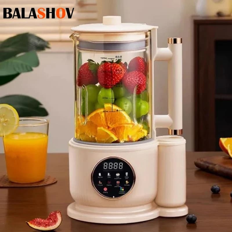 1500ML Electric Soy Milk Machine Wall Breaking Automatic Intelligent Food Blender Fruit Juicer Blender Rice Paste Maker