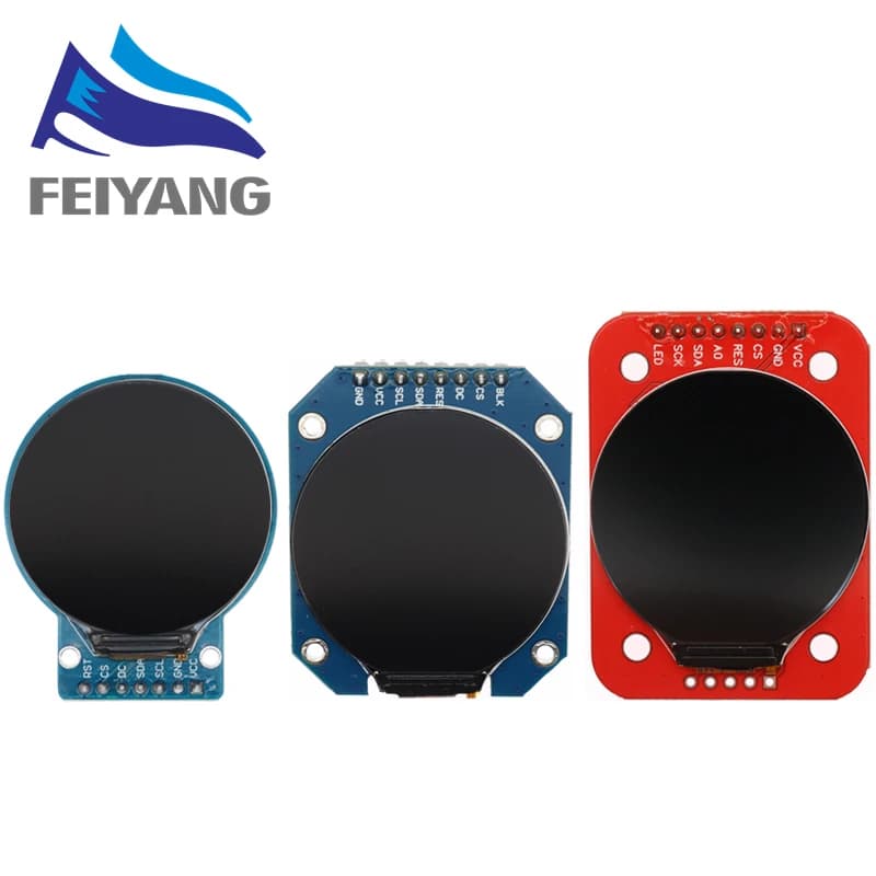 TFT Display 1.28 Inch TFT LCD Display Module Round RGB 240*240 GC9A01 Driver 4 Wire SPI Interface 240x240 PCB For Arduino