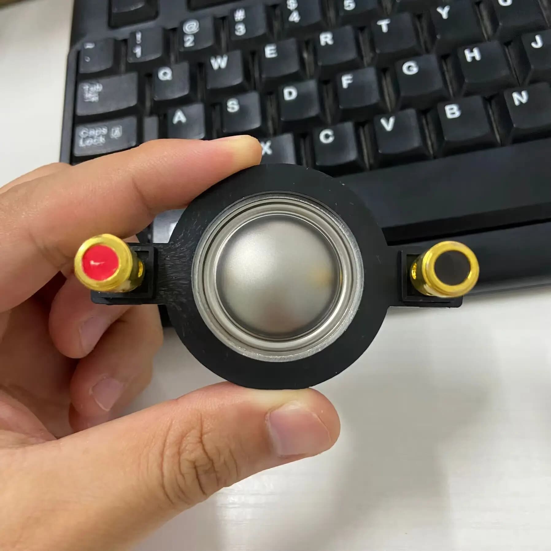 GHXAMP 25Core 25.4mm Titanium Film Drive Head Voice Coil Horn Tweeter Stage Tweeter Accessories 2PCS