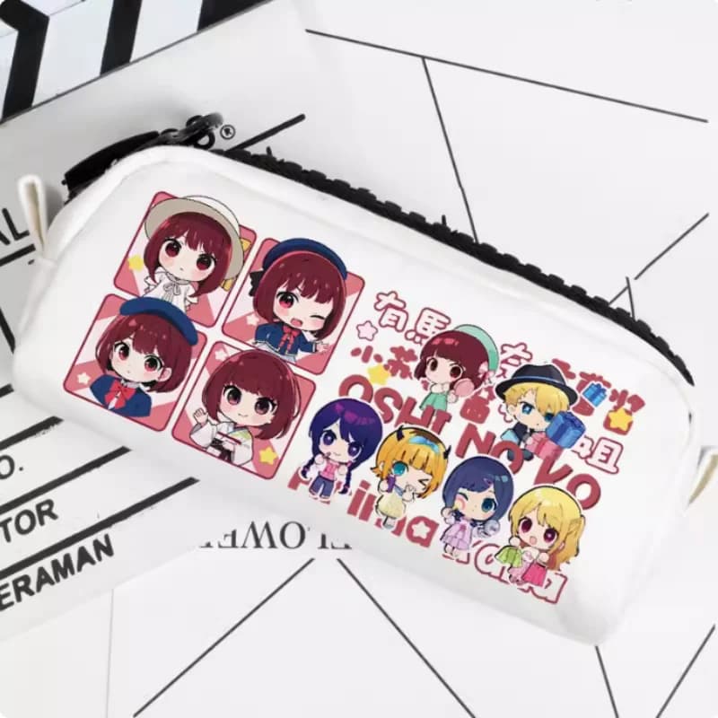 Anime OSHI NO KO Arima Kana Pencil Case Oxford Canvas Storage Bag Pencil Box Pencilcase School Pen Bag 2594