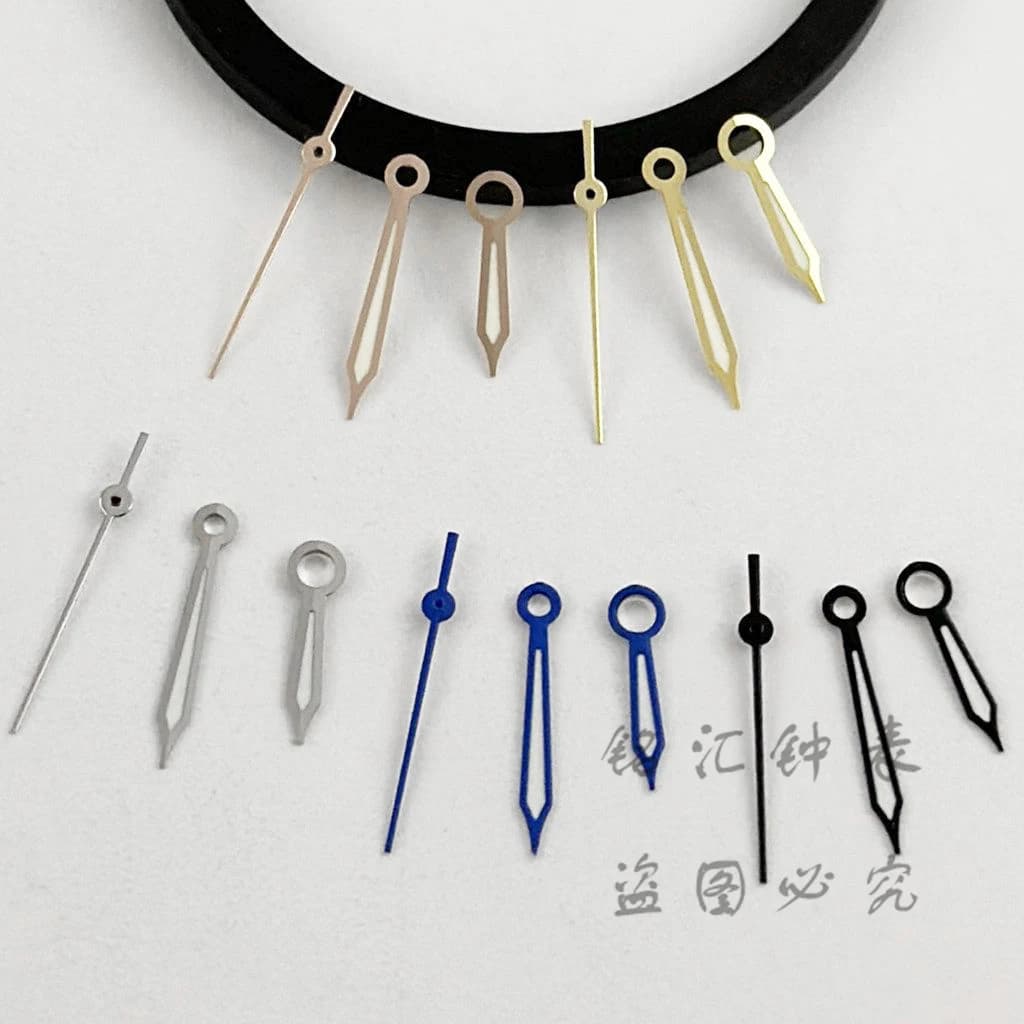 NH35 Hands Watch Accessories For Santos Modification Parts Watches Needles Luminous For NH34 NH35 4R35 NH36 4R36 7002 Movement