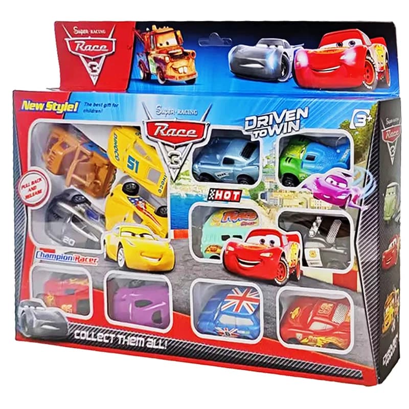 New Original Cars Disney Pixar Cars 3 Toys Lightning McQueen Mini Car Rebound Car Jackson Storm PVC Model Children's Gift Boxes
