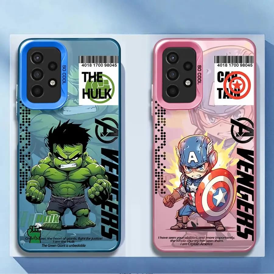 Captain America The Hulk Case for Samsung Galaxy A20 A51 A30 A50 A71 A03 A05 A21s A10 A03s A72 A73 4G Bumper Capa Cover