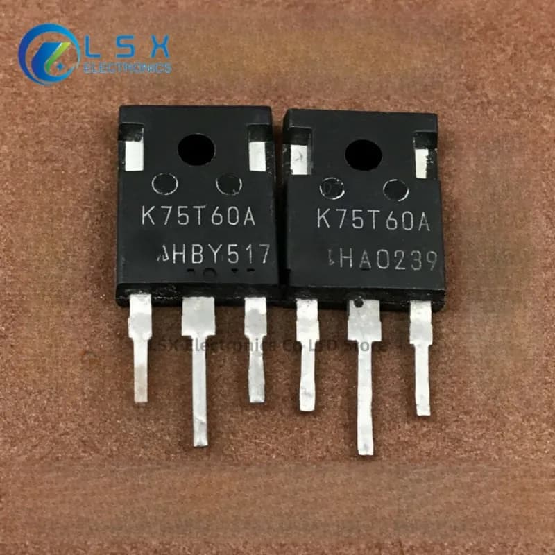 5PCS-10PCS/Lot IKW75N60T K75T60 IKW75N60TA K75T60A 75T60 75N60 TO-247 75A 600V Power IGBT Transistor Genuine New Original