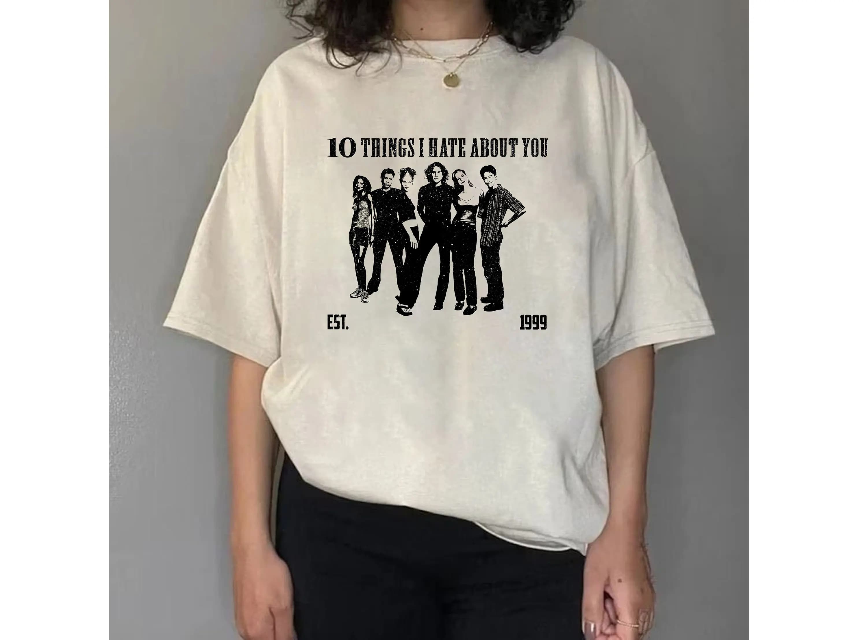 10 Things I Hate About You T Shirt Vintage Movie Crewneck SweaT Trendy s Men