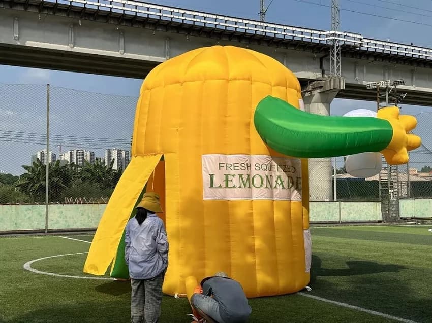 13FT Inflatable Lemonade Concession Stand Booth for Advertising Event Promotion