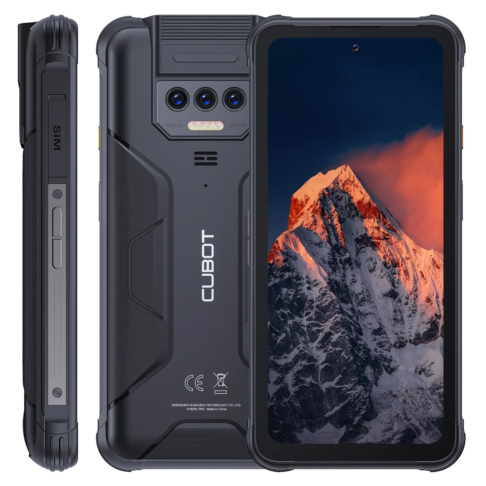 Cubot Waterproof Rugged Android Smartphone KingKong 8, 12GB RAM(6GB+6GB), 256GB ROM, 10600mAh, NFC, Octa-core, 4G Phone, OTG