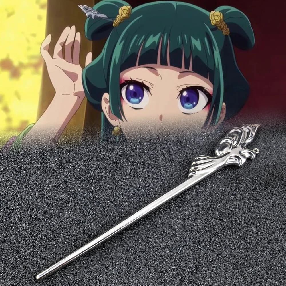 The Apothecary Diaries Maomao Hairpins Anime Cosplay Accessories Props Headwear Women Girls Halloween Role Play Props