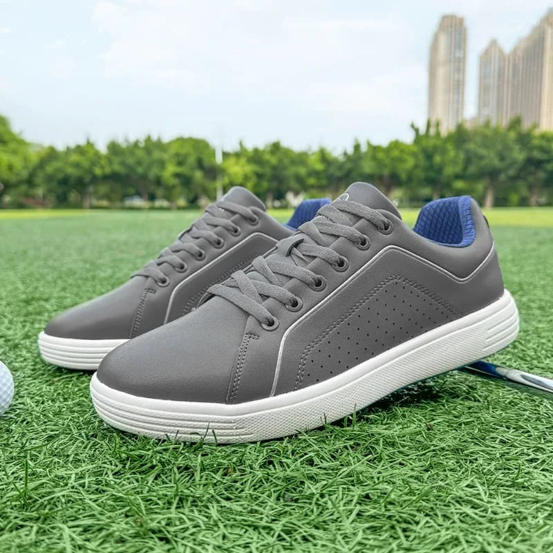 Professional Golf Shoes for Men Leather Athletic Shoes Mens Luxury Brand Golf Training Men Comfortable Gym Sneakers