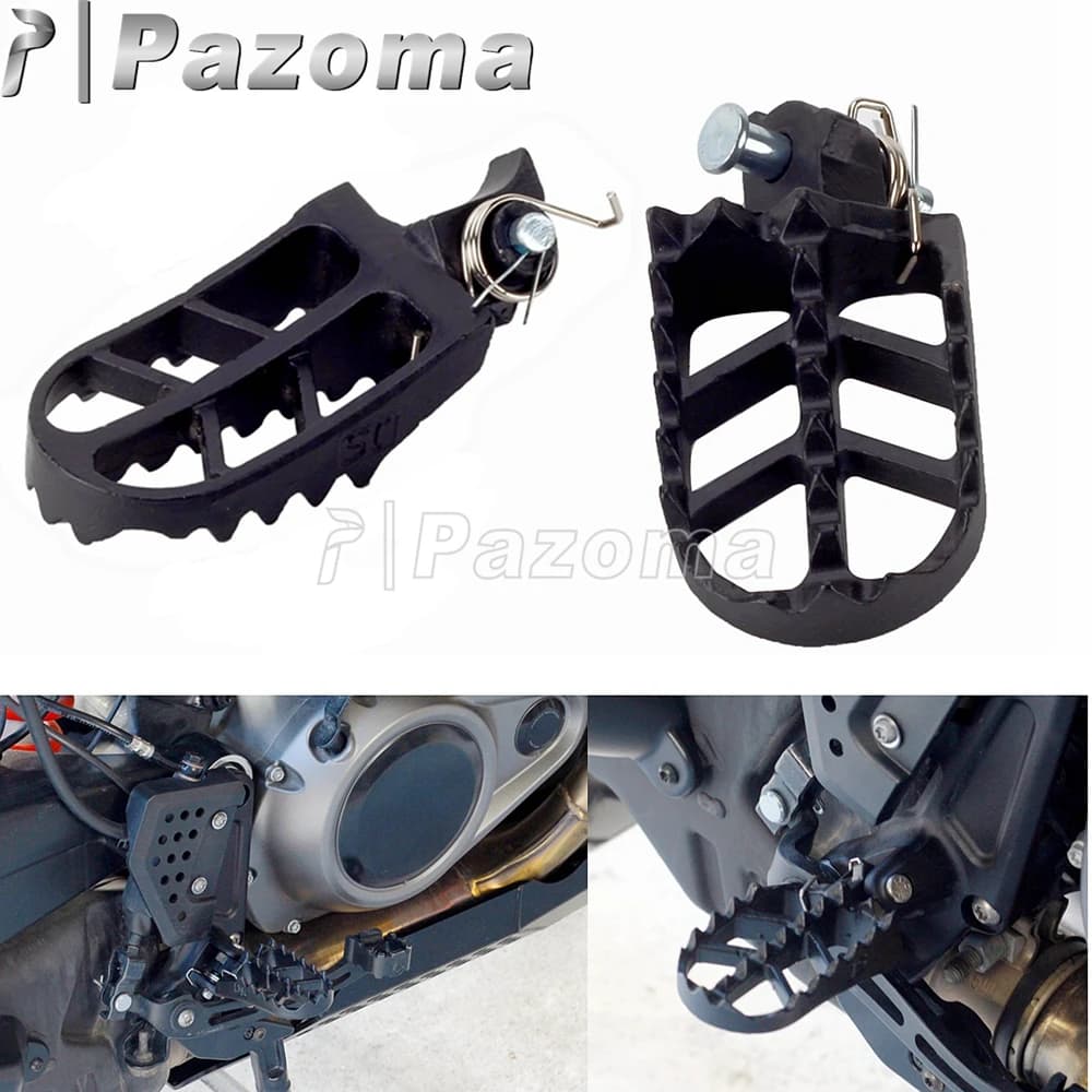 Motorcycle Foot Pegs Pedals Steel Footrest Footpegs Rests For Harley Pan America RA1250 RA1250S RA 1250 1250S 2020 2021-Later