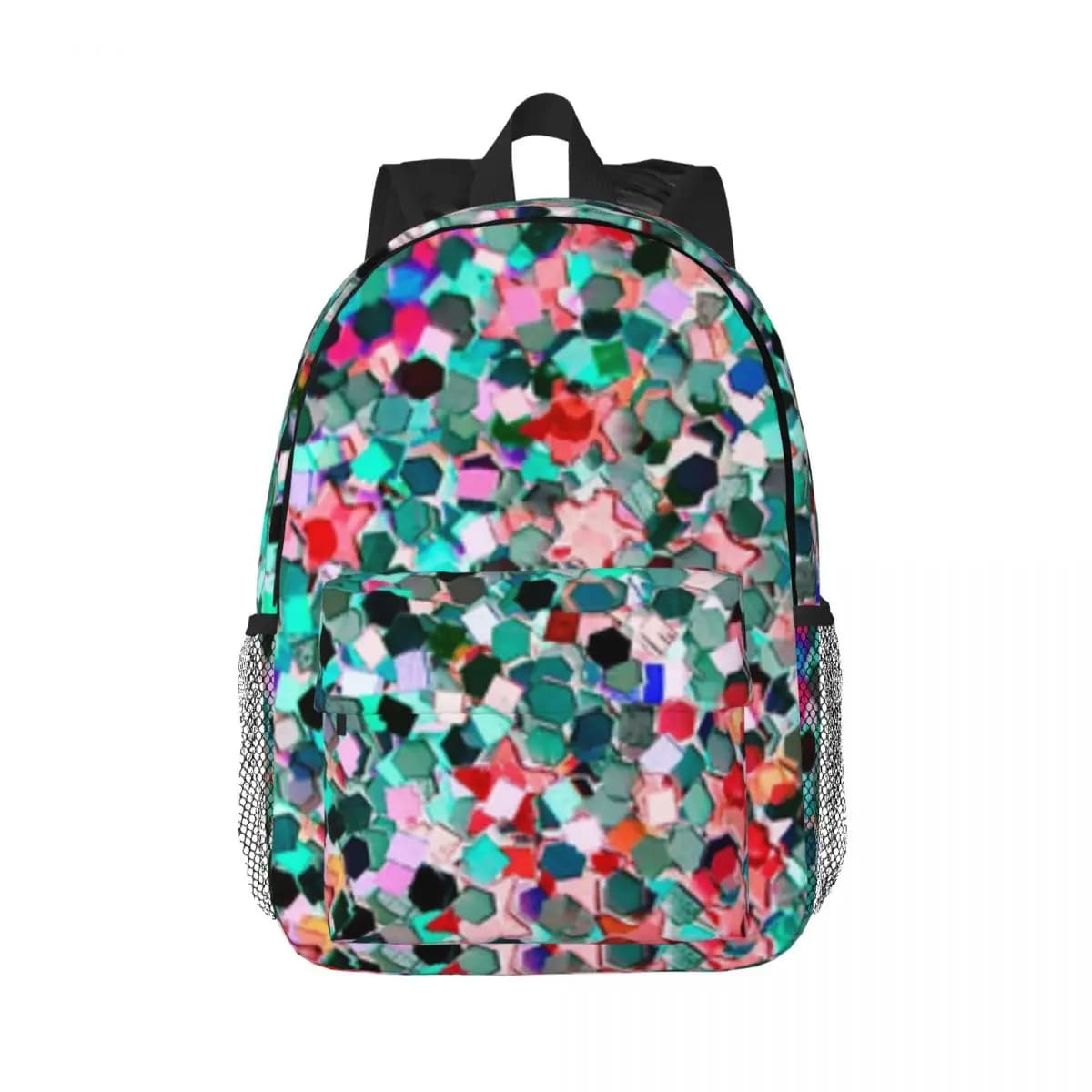 Rainbow Birthday Printed Lightweight Casual Schoolbag For School, Outdoor, Shopping, Office 15inch