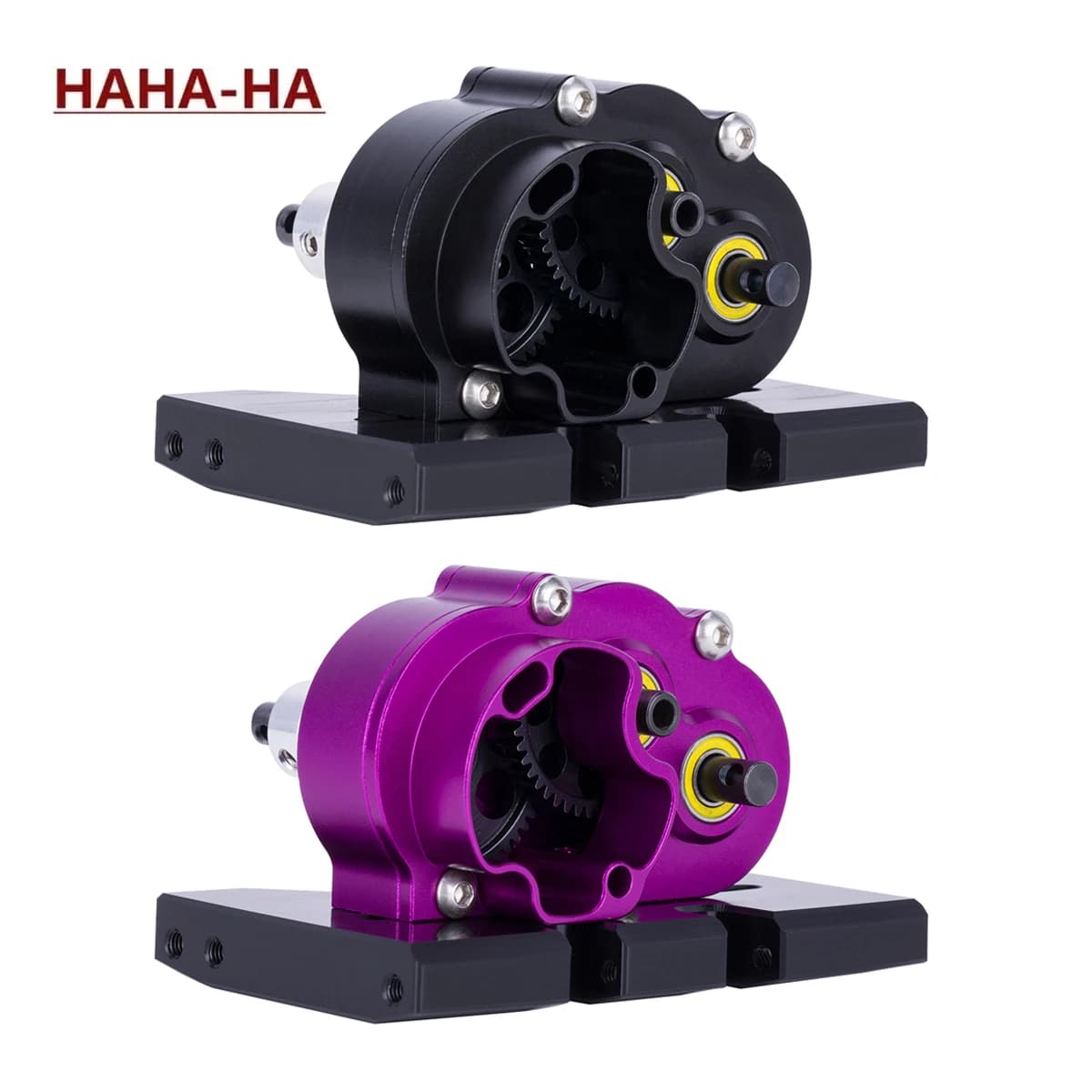 CNC Aluminum Gearbox OD-3 Overdrive Transmission Lightweight for 1/10 RC Crawler LCG Chassis SCX10 III Pro Capra Upgrade Parts
