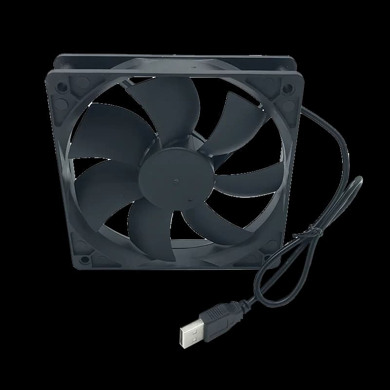 120mmx120mmx25mm 80mmx80mmx25mm 12Volt Fluid Bearing USB Exhaust Cooling Fan