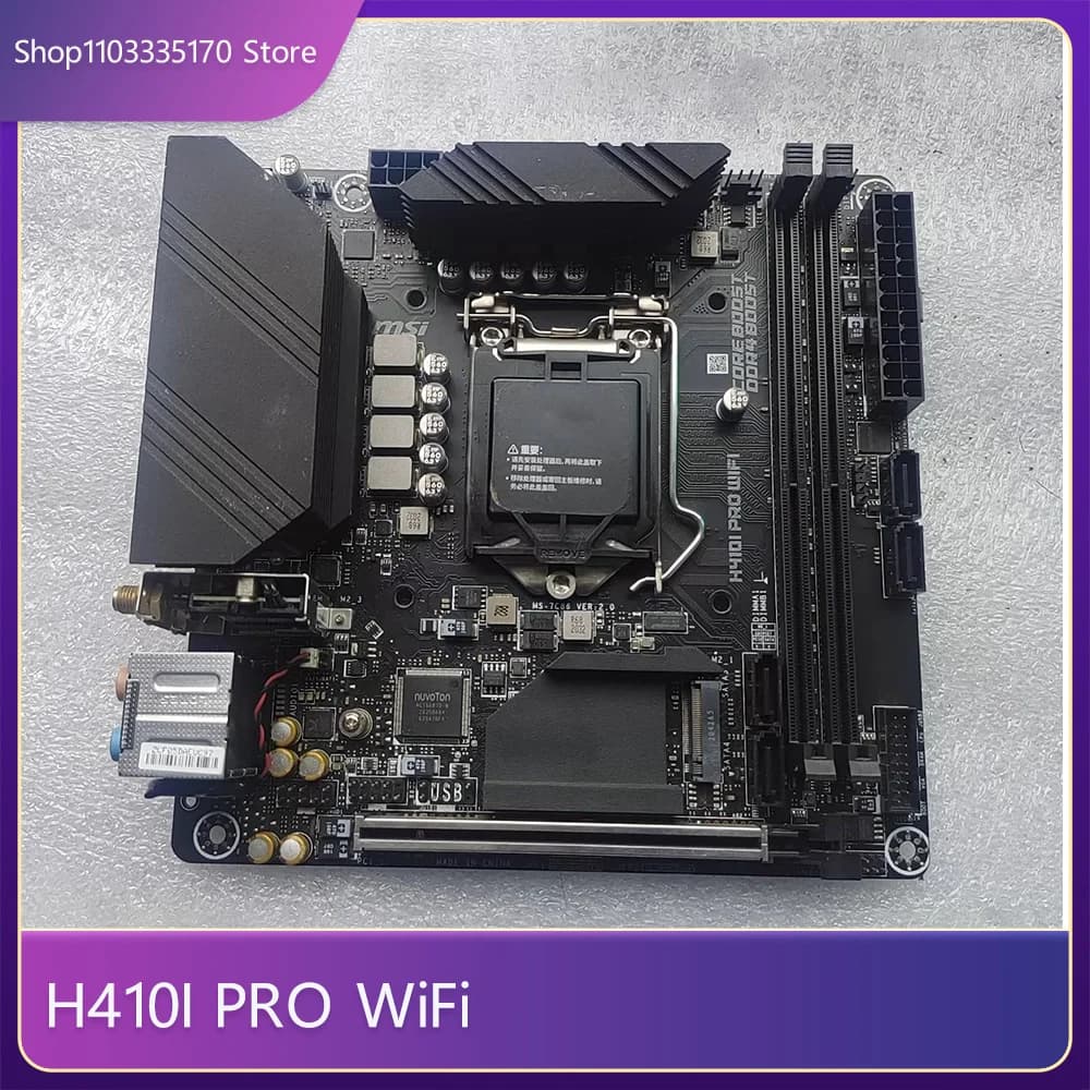 For MSI H410I PRO WiFi LGA1120 H410 Motherboard Supports DDR4 Memory Of 10th/11th Generation Processors