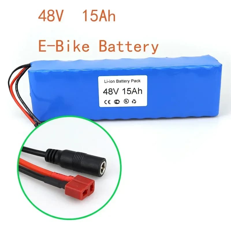 New 13S3P 48V 15Ah E-bike Battery T-plug Connector And BMS Li-ion Battery Pack E-Bike