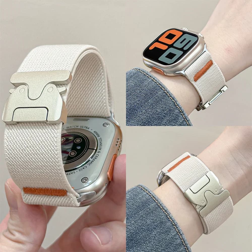 Parachute Straps For Apple Watch ultra 2 Band 49mm 45mm 46mm 44mm 42mm 40mm 41mm correa Bracelet IWatch Series 10 9 8 7 6 3 SE