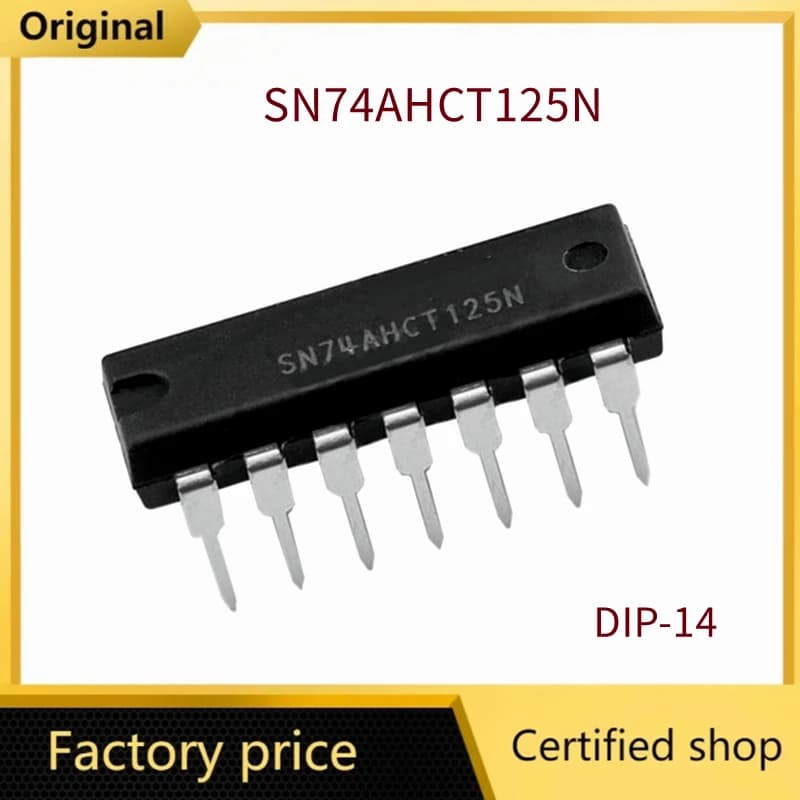 5-50Pcs/Lot SN74AHCT125N 74AHCT125N 74AHCT125 In-line DIP-14 logic IC chip